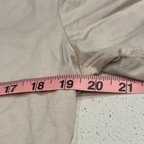 NWT Daybreak "I ❤️ Diet Coke" Americana Crop Tee - Oyster Medium - Picture 8 of 12